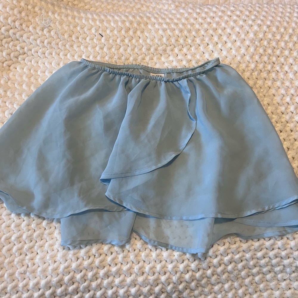 Bloch Sky Blue Chiffon Skater Skirt